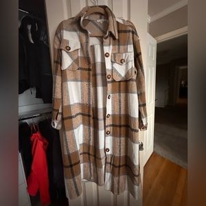 Plaid shacket / EUC